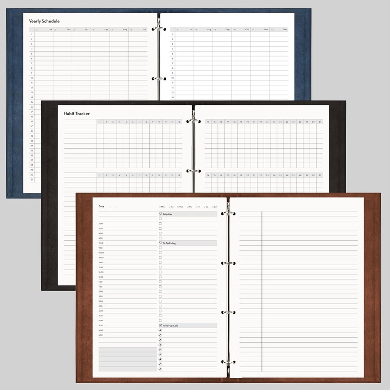 EMSHOI Undated Daily Planner 9.2" X 12", Large To Do