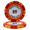 New Bulk Lot of 200 Monte Carlo Poker Chips -