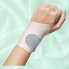 Adjustable Elastic Slim Tennis Wrist Support Wristband Pink 2ea