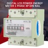 10(40)A Digital 1 phase 2 Wire 4P Din Rail Electric