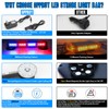 OPPBUY 14.2'' Red Blue Wireless LED Rooftop Strobe Beacon Light