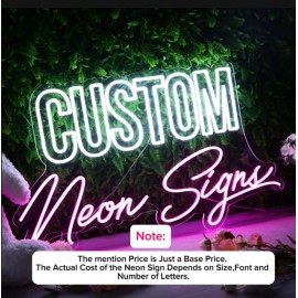 Neon Vibez Custom Neon LED Light Sign Beer Bar Home Decor Wall Art Vintage Lamp Logo Signs