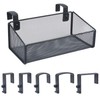 MATIMASU Bedside Caddy Hanging Storage Basket Beside Shelf Metal Organizer