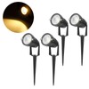 4PCS Waterproof Outdoor Spotlights LED Landscape Light DC12V for Driveway