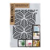 Radiant Leaf Pattern Stencil A4 Size - Leaf Pattern Stencil