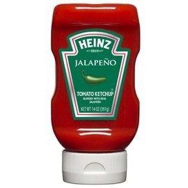 Heinz Tomato Ketchup With Jalapeno 14Oz Bottles