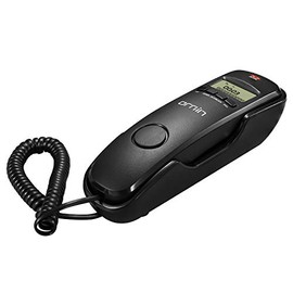 Ornin T112 Trimline Corded Telephone with Caller ID(Black)