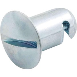Allstar Performance ALL19286 0.500" Long Aluminum Quick Turn Oval Head Button, (Pack of 10)
