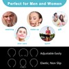 Metal Hair Band for Men, Adjustable Wavy Headband Non Slip