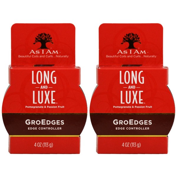 As I Am Long & Luxe GroEdges Edge Controller 4oz"Pack of 2"