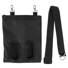 Rabbit Feeder Bag 600D Oxford Fabric Hanging Feeding Device Supply Pet Accessory Black