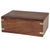 Memorial Gallery Custom Wood Box Pet Urn Small, Plain