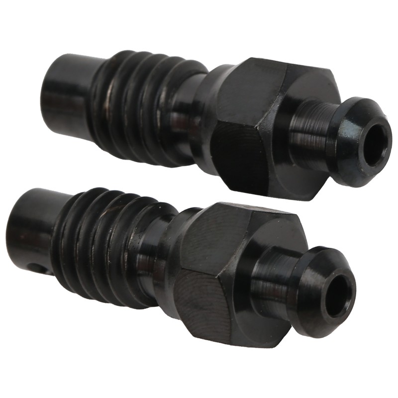 2Pcs Disc Brake Bleeder Screw Titanium Alloy M6 Rust Resistance
