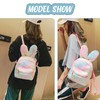 Jywmsc Cute Bunny Backpacks for Girls, Women Cute Rabbit Ears