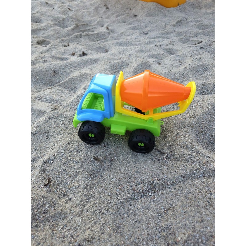 alldoro 60048 - Toy Concrete Mixer with Movable Mixing Drum