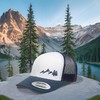 Love Sketches Outdoors Iced Mountain Trucker Hat Men & Women