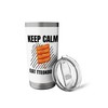 Vintage Keep Calm Eat Tteokbokki Food Lover Stainless Steel Insulated