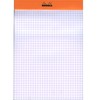 Rhodia A5 Giant Stapled Pad - Orange, Pack of 4