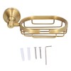 Wall Soap Dish Bottom Hollow Design Retro Style Keeping Tidy
