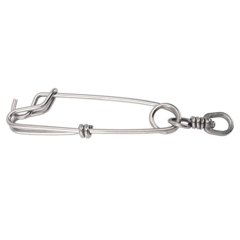 10 Set 3.8 X 150mm Fishing Snap Swivel 304 Stainless