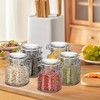 eispap 12Pcs 3.4oz Small Airtight Glass Spice Jars with Lids