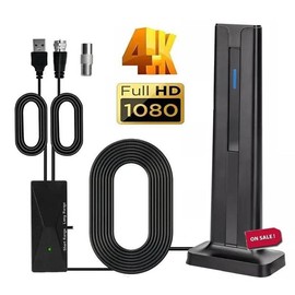 TV Digital HD Antenna – Indoor HDTV 1080P & 4K Long-Range Reception