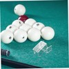 WOONEKY 3pcs Transparent Acrylic Billiard Chalk Box Portable Travel Case