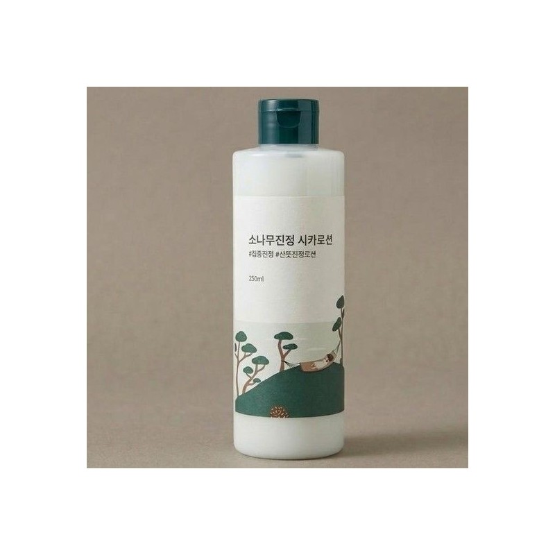 Round Wrap Pine Soothing Cica Lotion 250ml + Ampoule 15ml