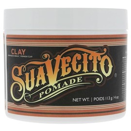 Suavecito Pomade Clay Cera Para Cabello de Fijacion Fuerte Acabado Mate Para Volume y Look Más Definido 113g