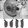 SOLLON Front and Rear Brake Pads for Kawasaki EN650 EN