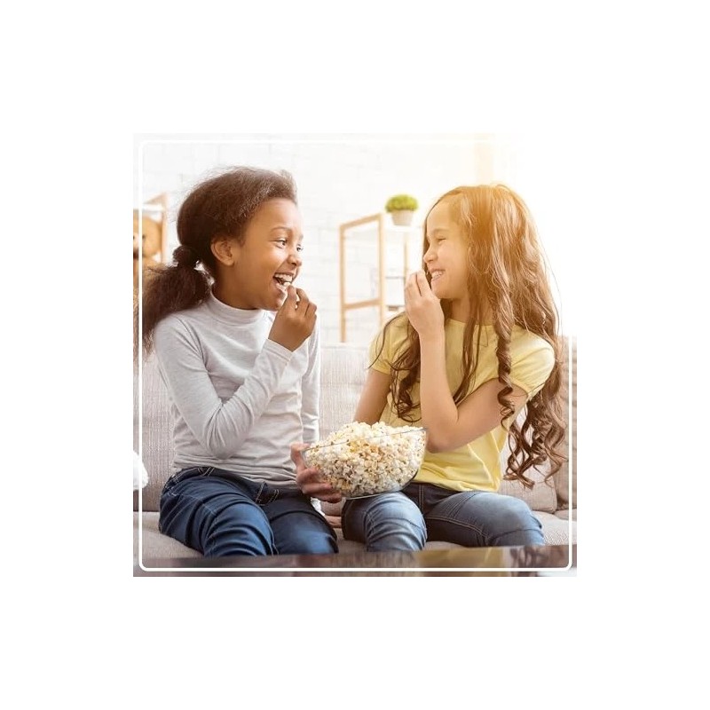 Nostalgia Hot-air Electric Popcorn Maker, 8 Cups, Healthy Oil Free