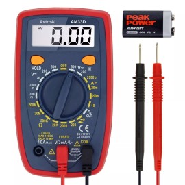 AstroAI Multimeter Tester 2000 Counts Digital with DC AC Voltmeter BRAND NEW