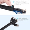 AGPTEK 19 mm-3 m Cable Sleeve, Self-Closing Cable Duct, Flexible