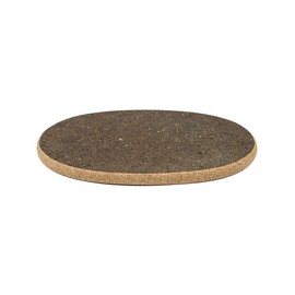 Cleverbrand Cork Trivet Heat Resistant Oval Round 34 x 22 cm 2 cm Thick Oval Natural Cork Trivet for Pots and Pans - Made in Portugal