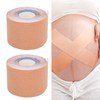 2 Rolls Maternity Belt Pregnancy Belly Support Band Elastic Brace