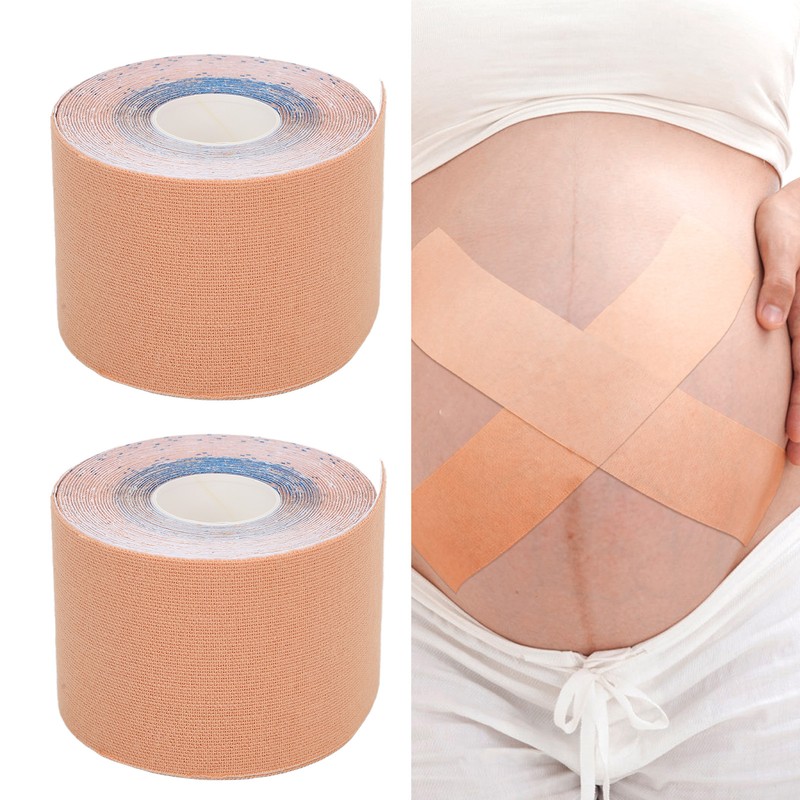 2 Rolls Maternity Belt Pregnancy Belly Support Band Elastic Brace