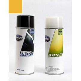 ColorRite Aerosol Automotive Touch-up Paint for Dodge Ram - Solar Yellow Clearcoat YH/PYH/VYH - Color+Clearcoat Package
