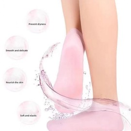 Moisturizing foot care socks heel foot protector ur 433 Hand care/foot care pink 4ea
