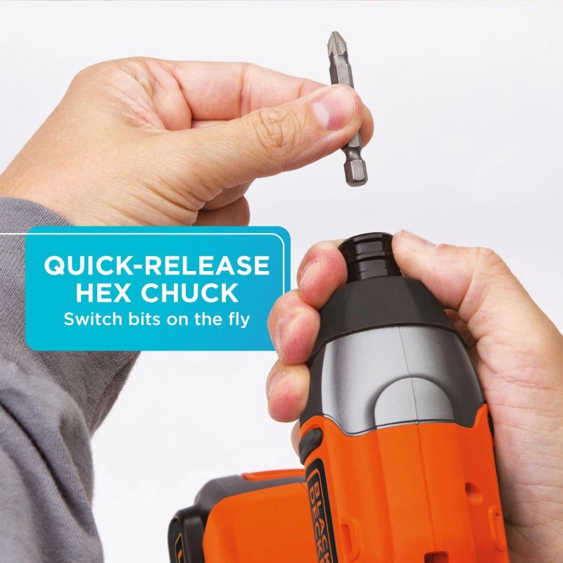 BLACK+DECKER 20V Max* Lithium Impact Driver - BDCI20C