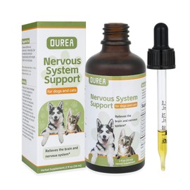 Seizure and Epilepsy Supplement, Nervous System Supplements for Dogs and Cats, Natural Herbal Help Relieve Anxiety, Involuntary Muscle Activity,Twitching and Drooling, Repetitive Strange Movements