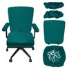 sourcing map Office Chair Covers, Stretchable Rotating Chair Slipcover Desk