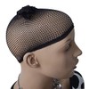 ANOGOL Hair Cap+ Short Bob Pure White Cosplay Wig Costume