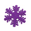YYCRAFT 20 Felt Snowflake for Christmas Decorations Ornaments 3.5 Inch-Purple