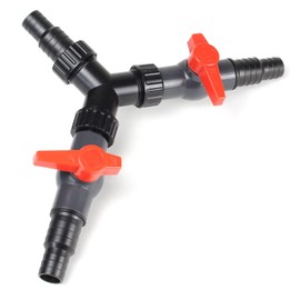 Y-Distributor Connector Shut off or regulation Valve 20/25mm (3/4"/1")