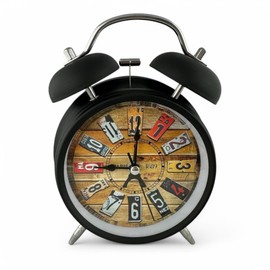 GMMH Desk Clock Nostalgic Antique Vintage Retro Metal Grandfather Clock Design