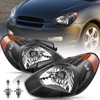 TUSDAR Headlight Assembly Replacement for 2007-2011 Hyundai Accent Driver and