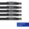 Westcott Premium Ballpoint Pen, Set of 5, Black Ballpoint Pens