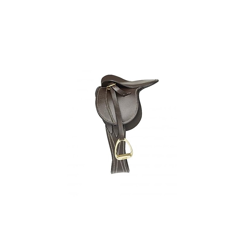 LeMieux Toy Pony Saddle - Brown - Fine Grain Leather