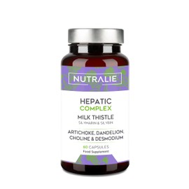 Mariendistel Leber Komplex - 2092mg - Artischocke Löwenzahn - Detox Kur - Cholin Desmodium - Milk Thistle (80% Silymarin) - Vegan - 60 Kapseln Nutralie