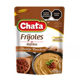 CHATA FRIJOLES REFRITOS CON CHORIZO RANCHERO 400g